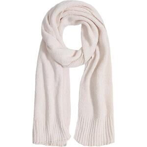Pleneal Soft Chenille Thick Winter Scarf  for Women -  Beige